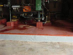 Belzona 4181 (AHR Magma-Quartz) used to resurface the area